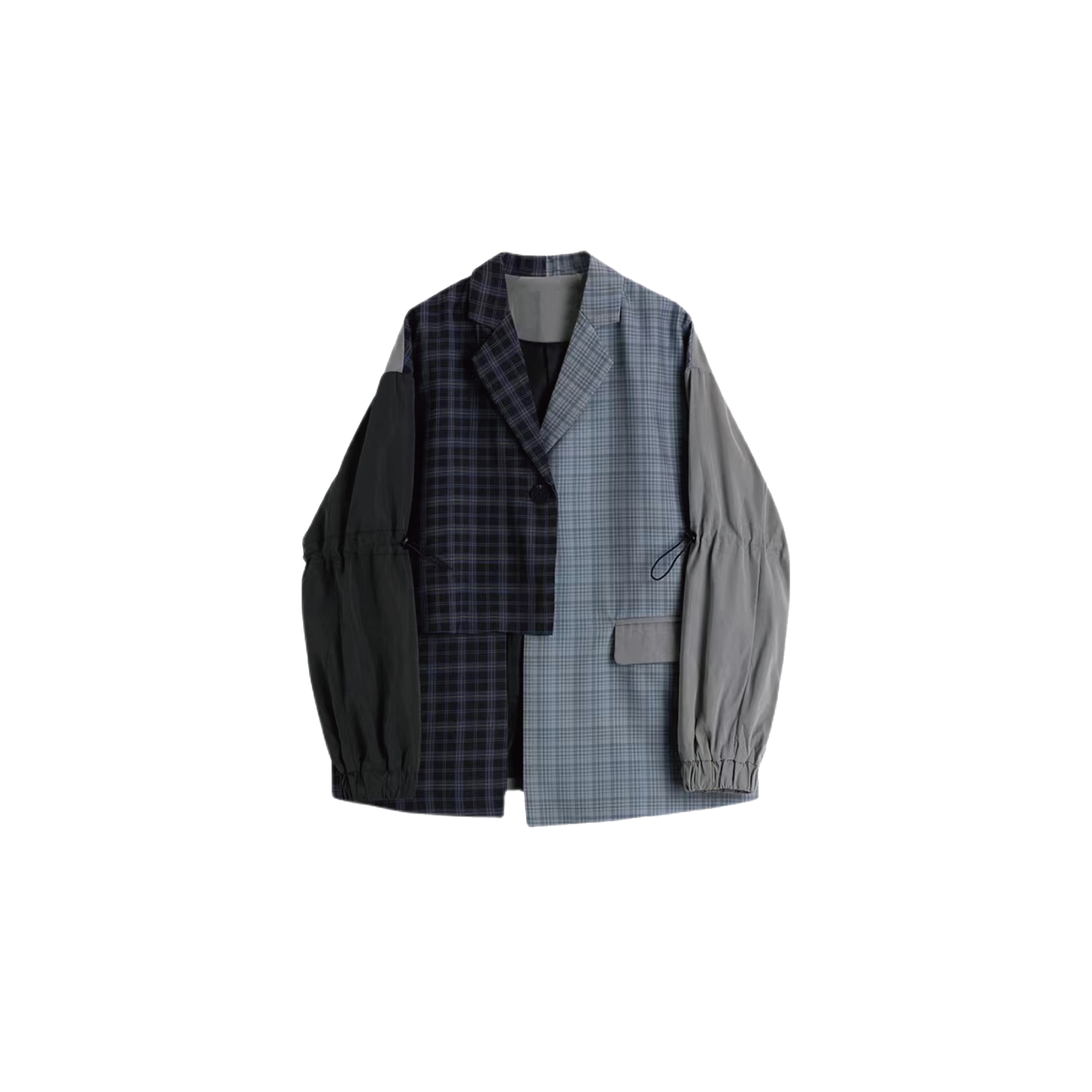Check Patch Casual Jacket
