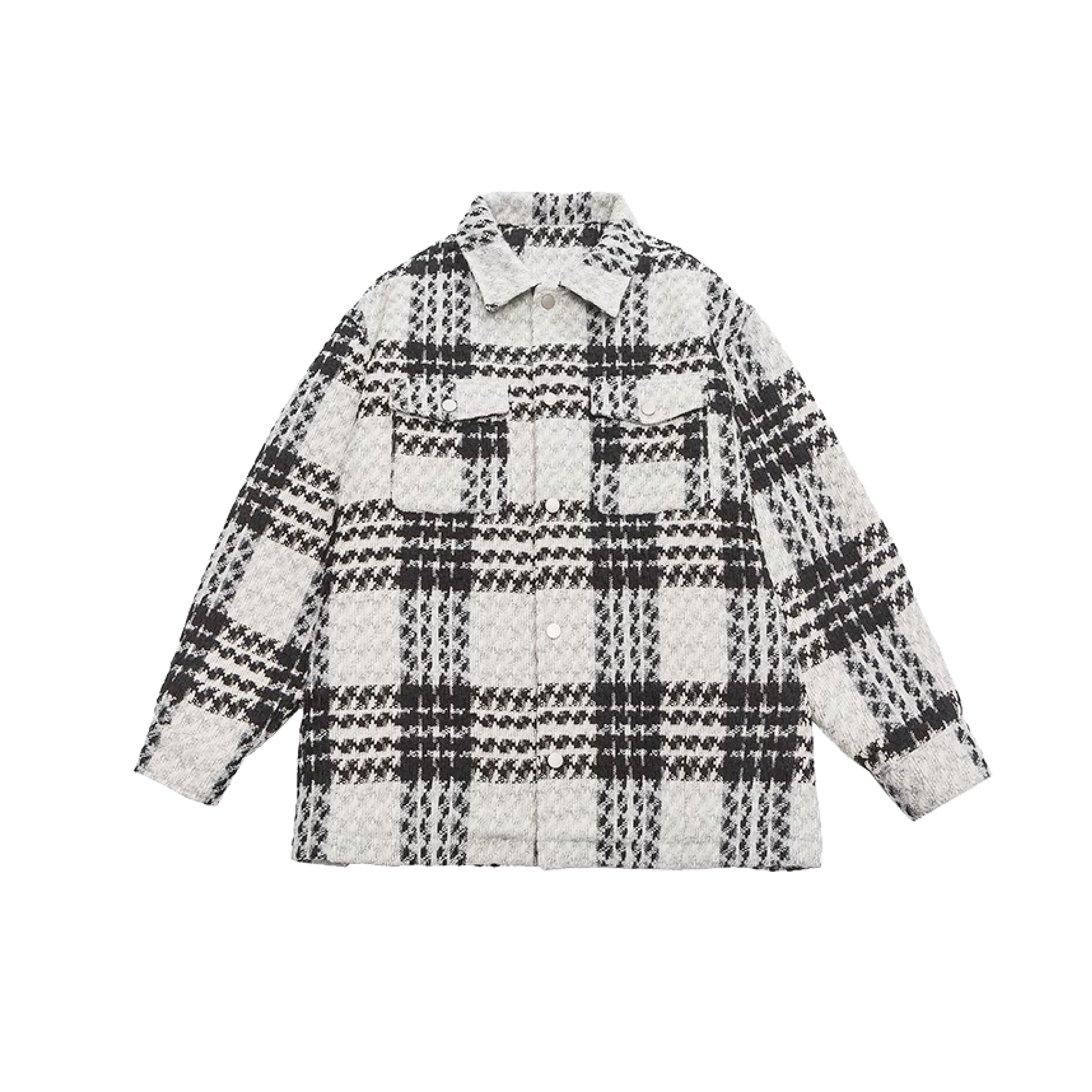 block pattern tweed jacket ジャケット・アウター block
