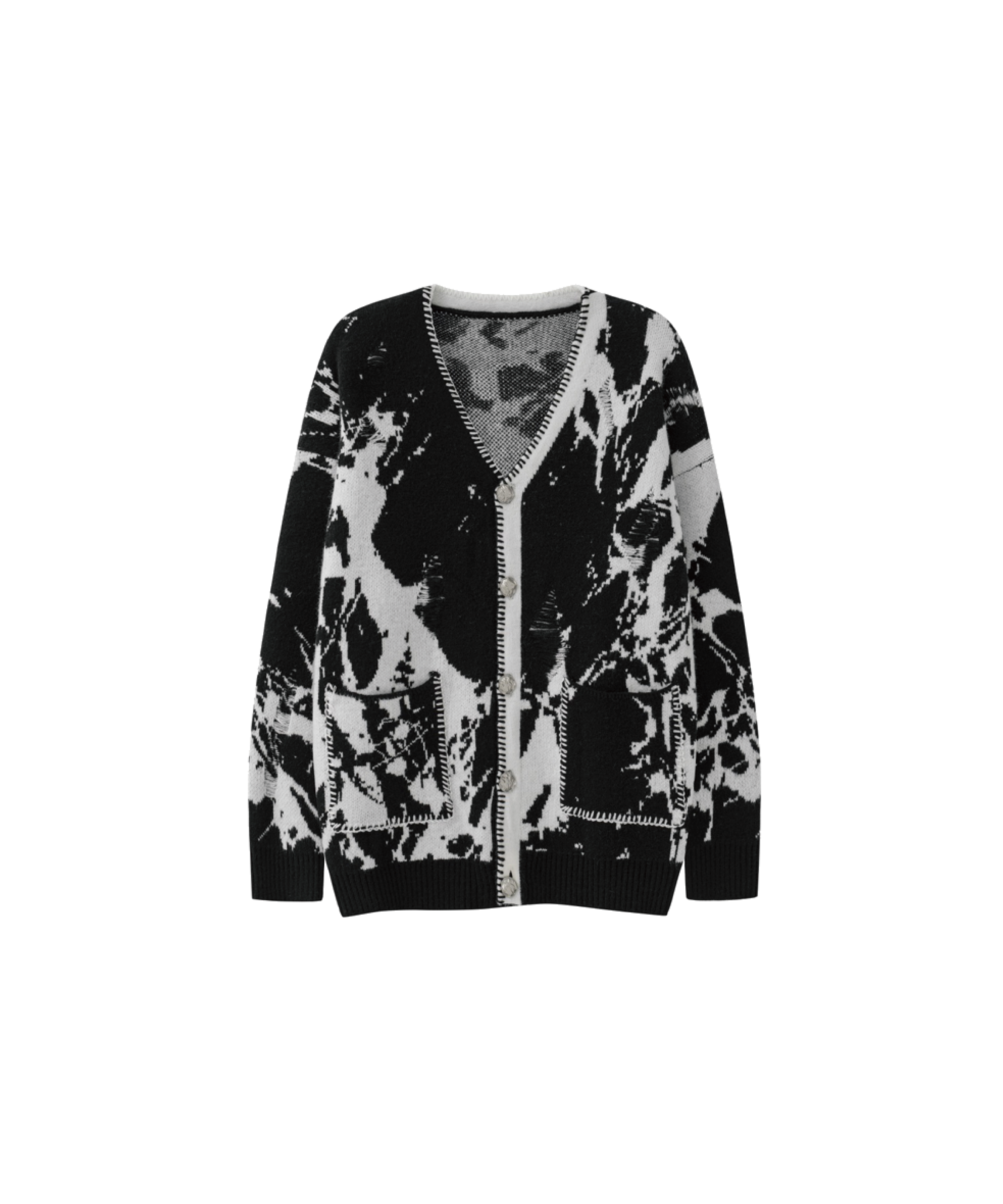 Mix Ink Style Cardigan – U:UME