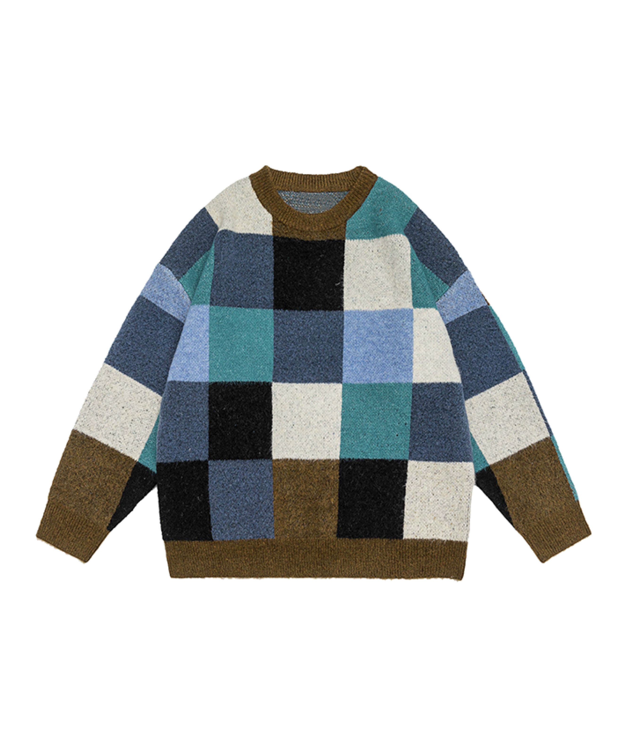 Vintage color block on sale sweater