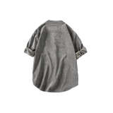 Half Sleeve Corduroy Shirt