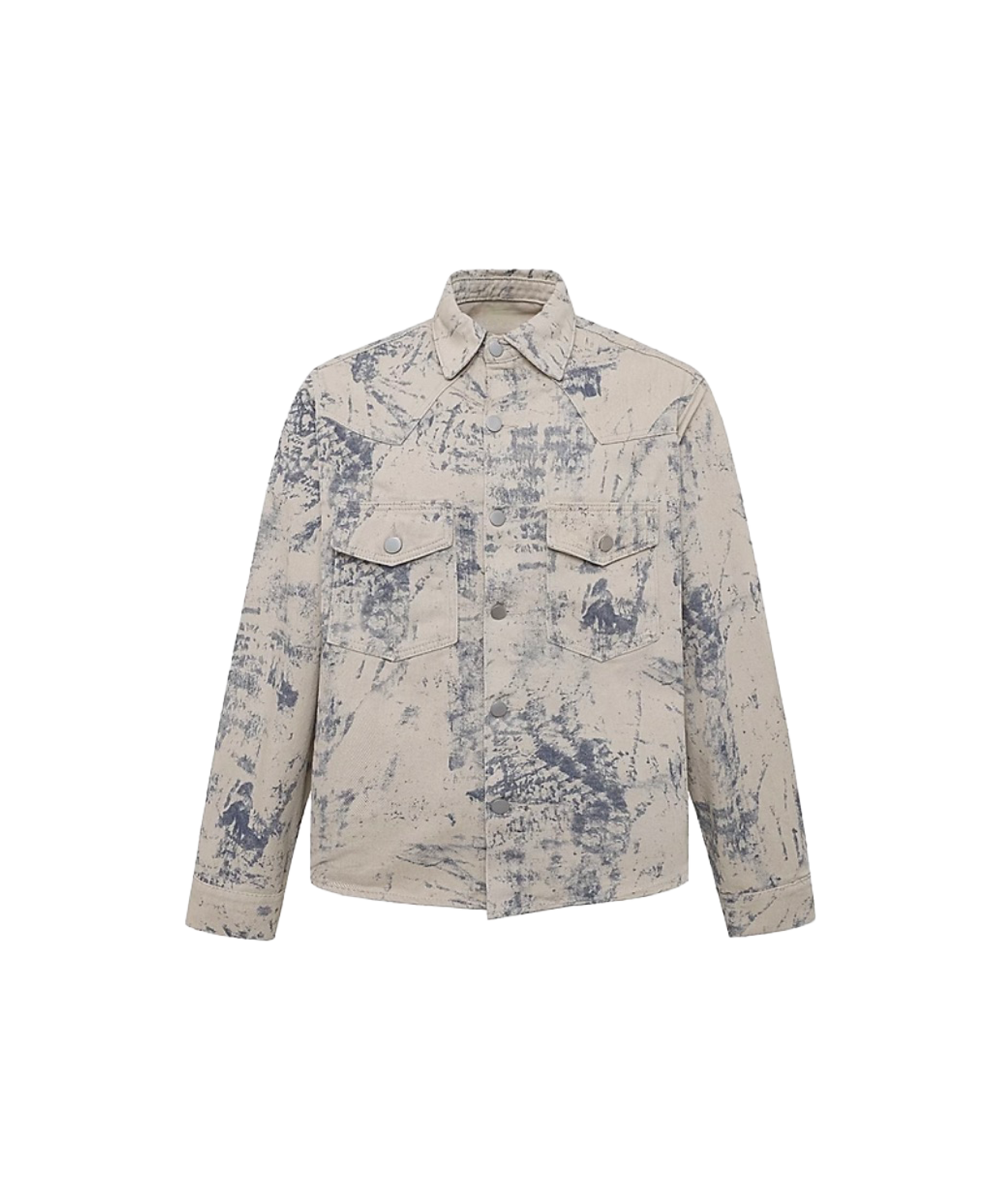 Tie Dye Denim Jacket - ツートーン main image 1