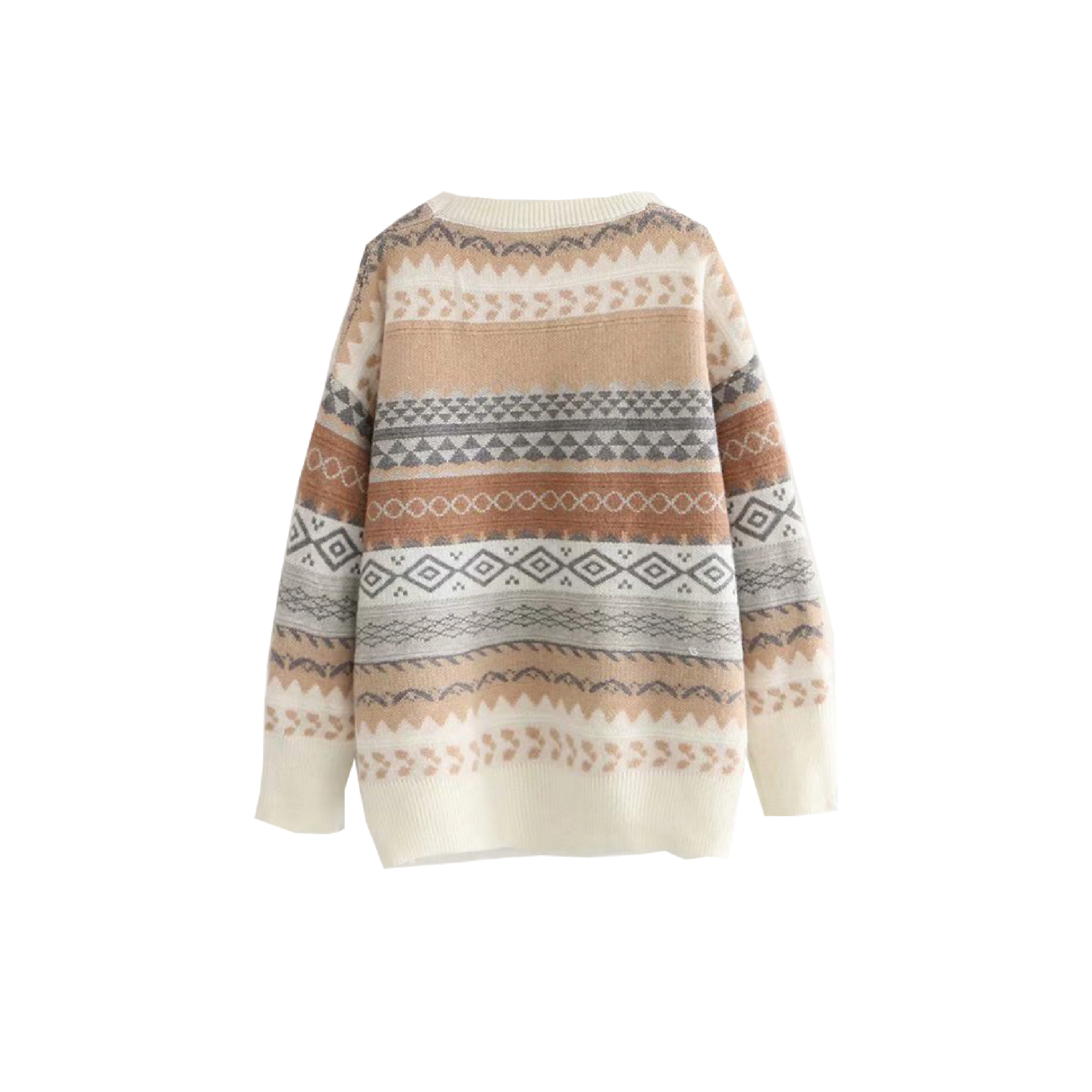 Vintage Pullover Embroidery Knit UUME