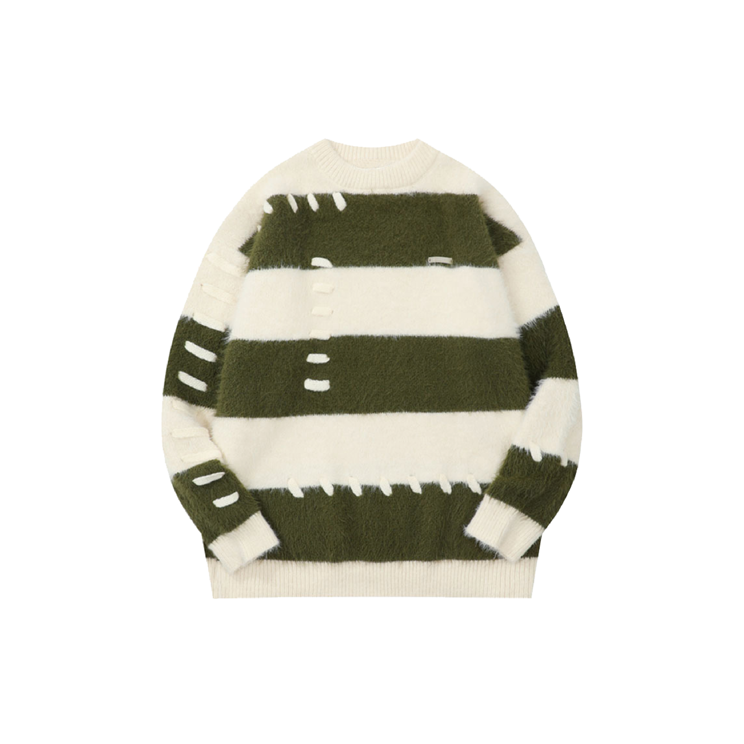 Striped sales mohair sweater