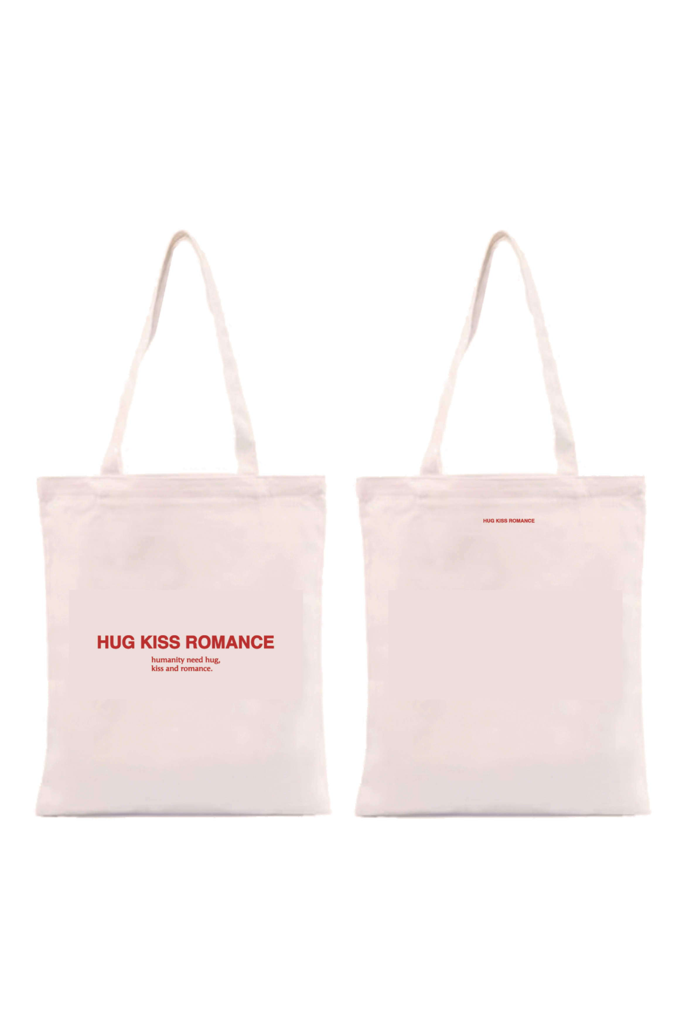 PRE ORDER / HUG KISS ROMANCE 'Red Slogan' Long T WH main image 1