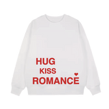 PRE ORDER / HUG KISS ROMANCE 'Red Logo' Sweater WH