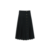 Spring Medium Pleats Skirt