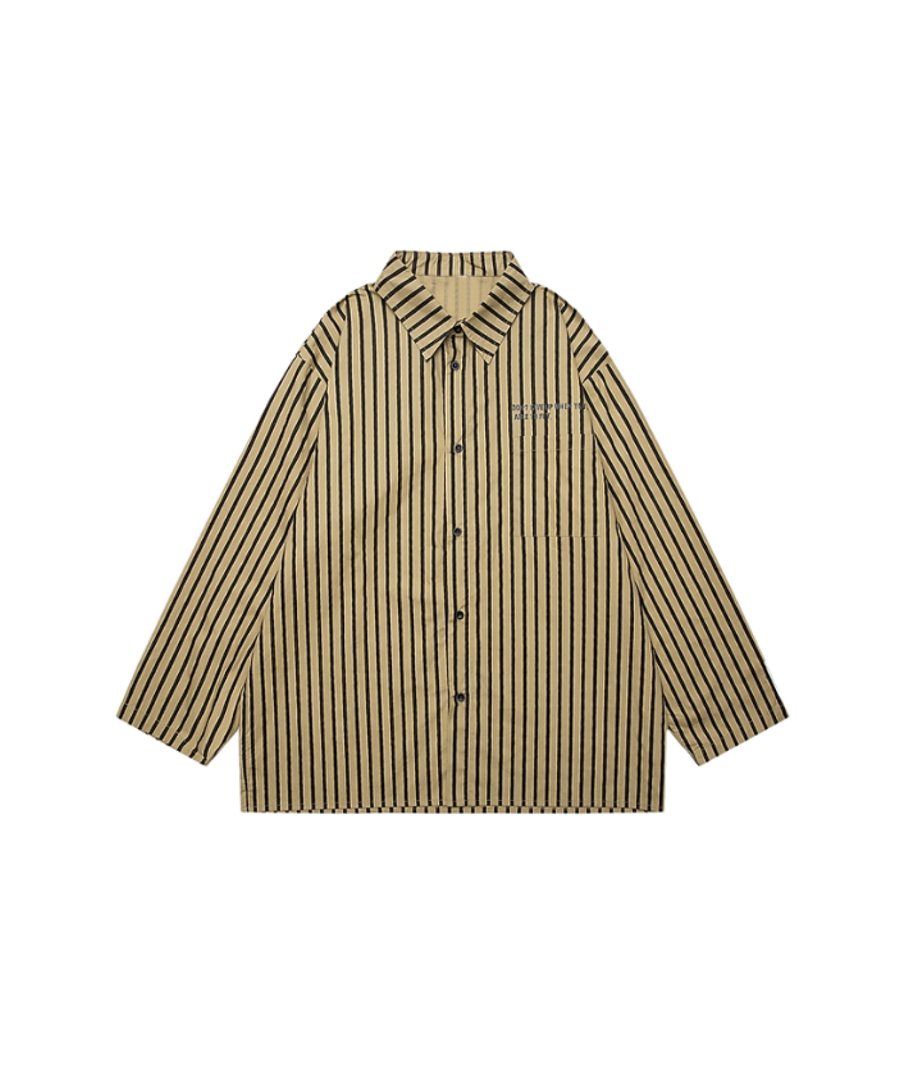 Stripe Letter Shirt