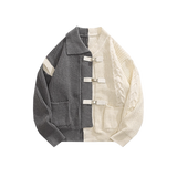 Half Docking Jeresy Cardigan