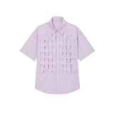 ・予約商品・Stripe Design Shirt Half Sleeve