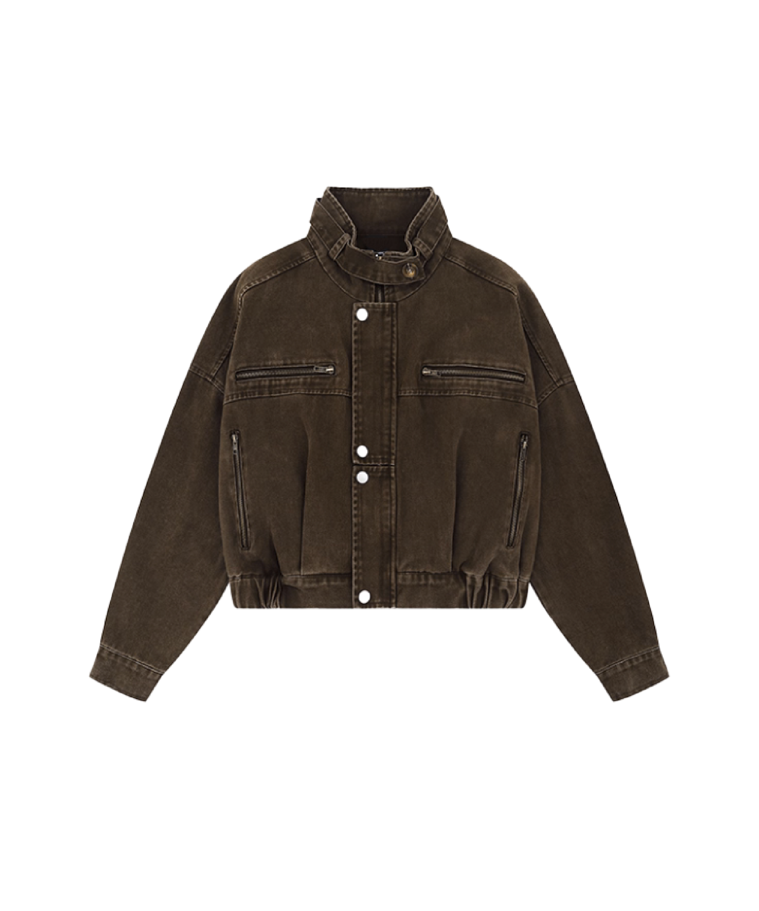 Stand Collar Cool Pocket Jacket