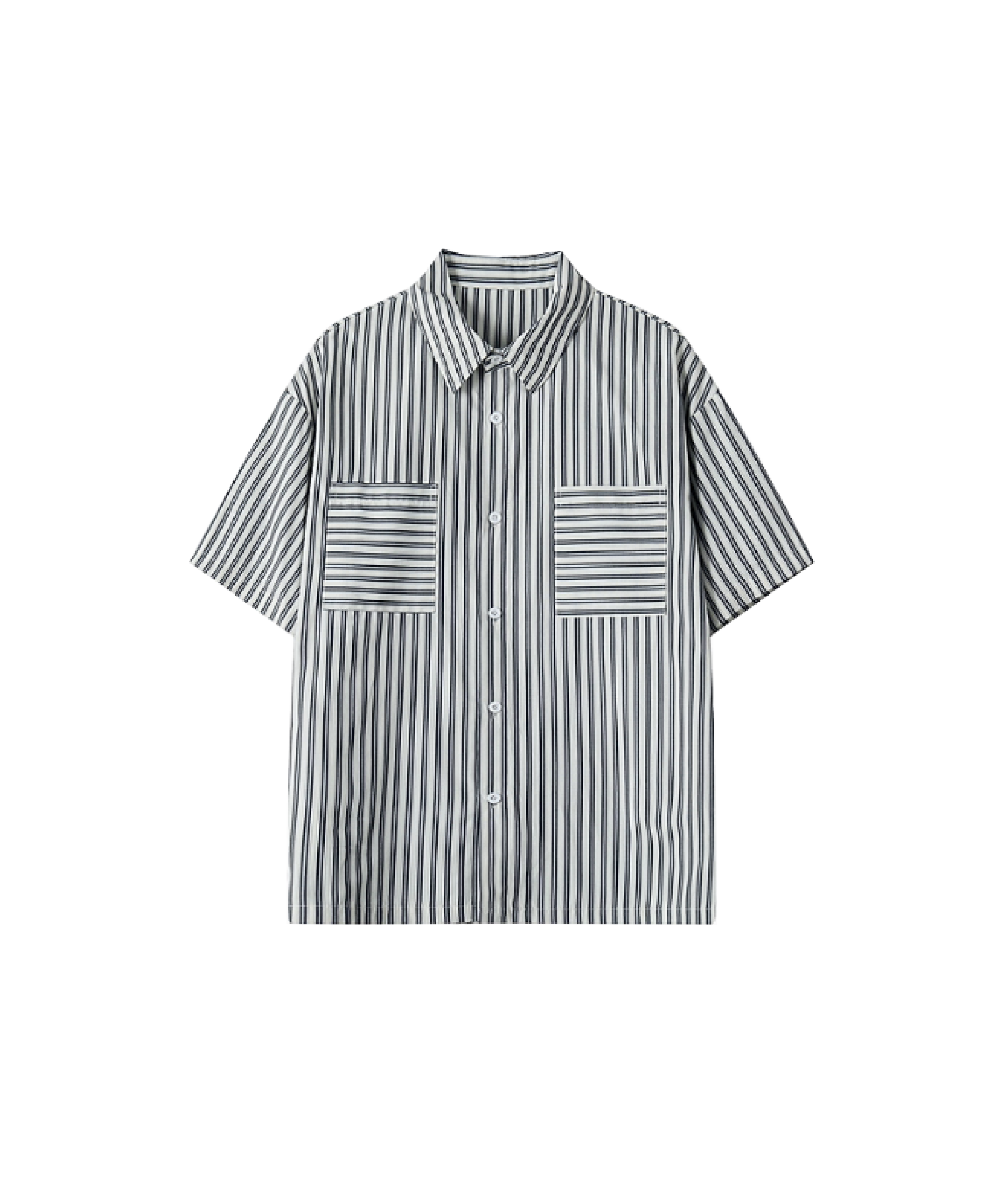 Bicolor Rhythm Stripe Shirt – U:UME Bicolor Rhythm Stripe Shirt – U:UME