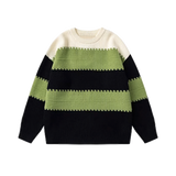 Contrast Color Patch Sweater