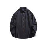 Basic Stripe Button Shirt