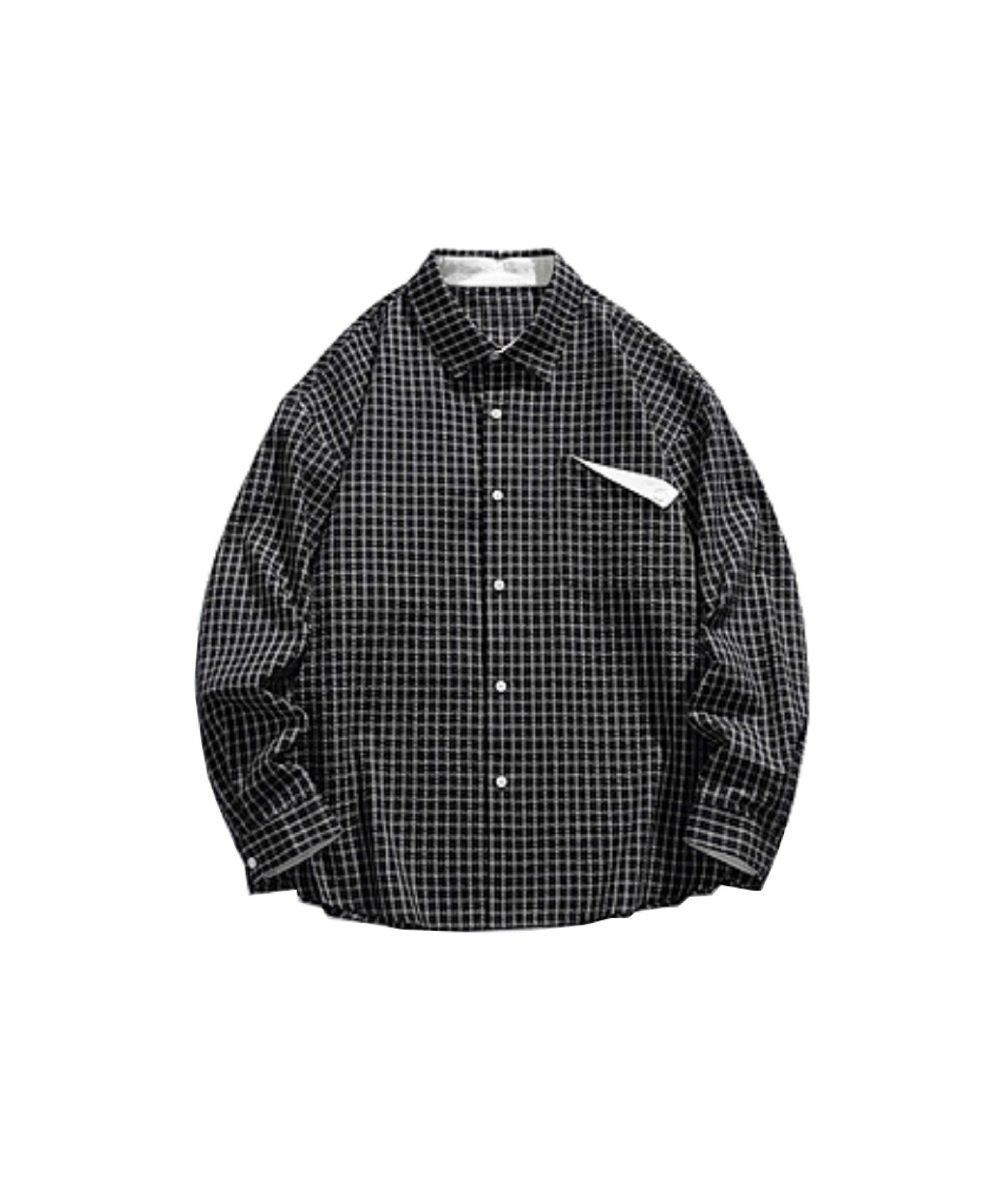 Pocket Design Checker Shirt