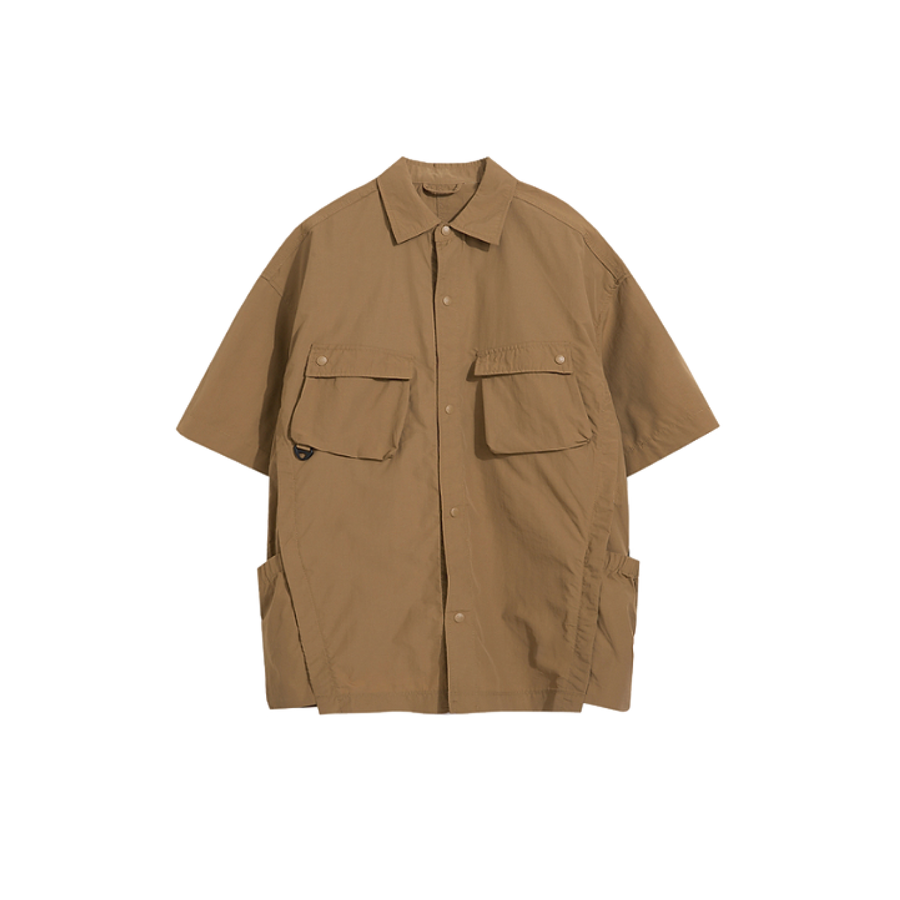 Outdoor Style Pocketed Shirt