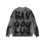 Spray Letter Sweater