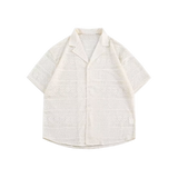 Sheer Emboidery Half Shirt