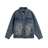 Retro Embroidery Denim Jacket