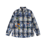 Cheerful Tye-Dye Check Shirt