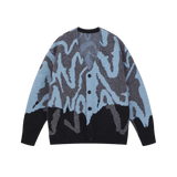 Contrast Color Line Cardigan