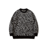 Abstract Slash Pattern Sweater