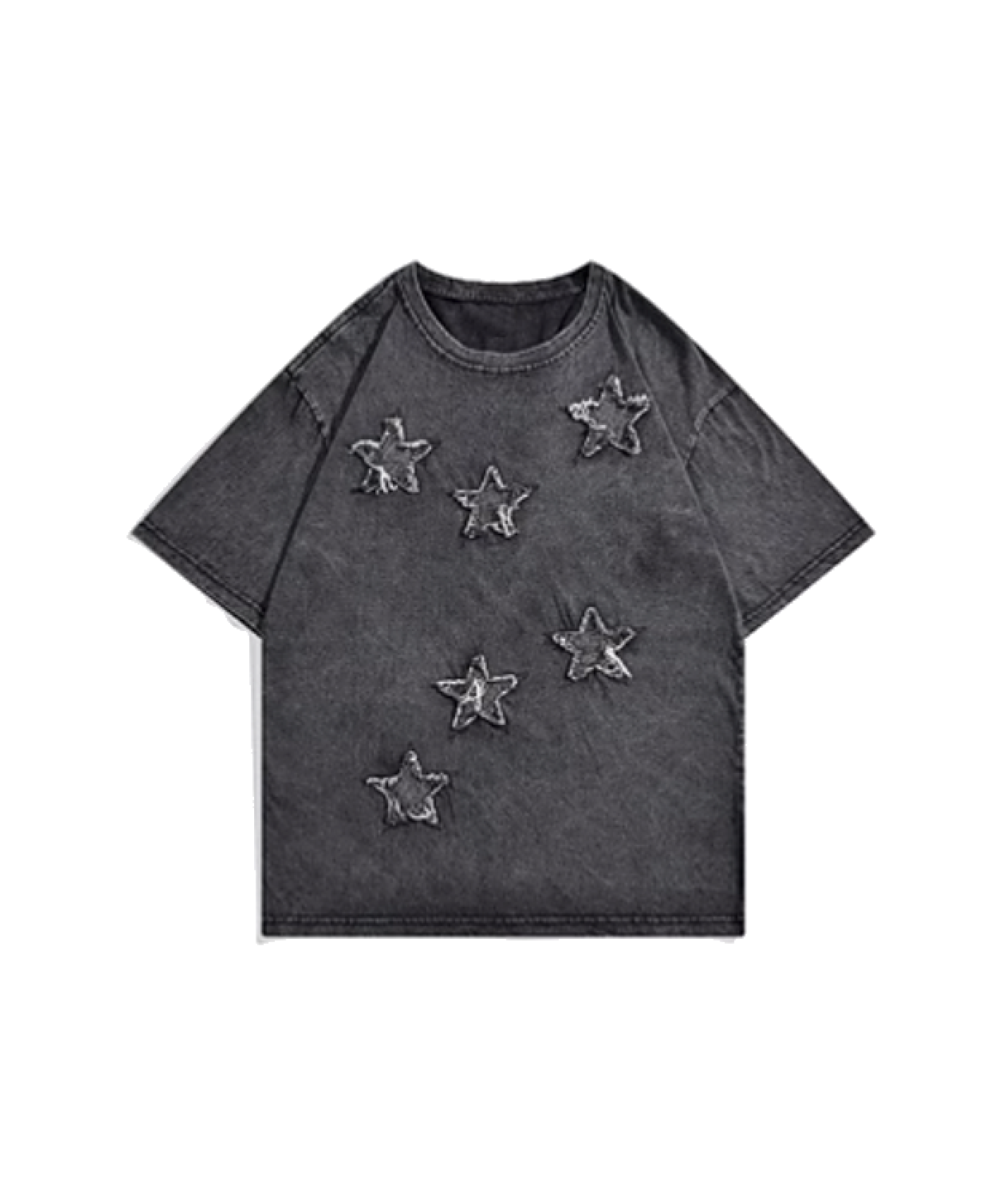 Fringe Star Applique T-shirt