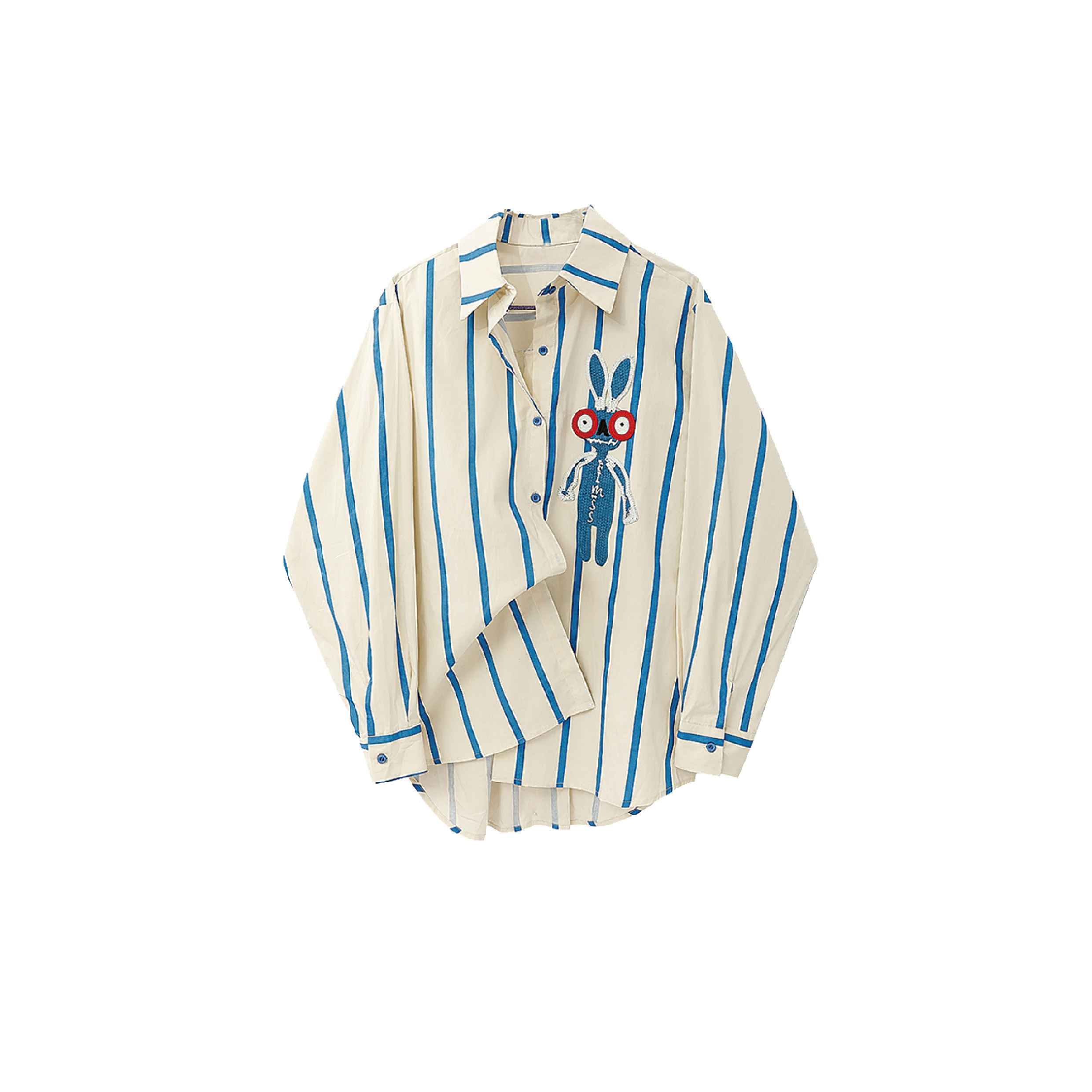 Vertical Stripe Loose Shirt