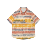 Colorful Fuzzy Stripe Shirt