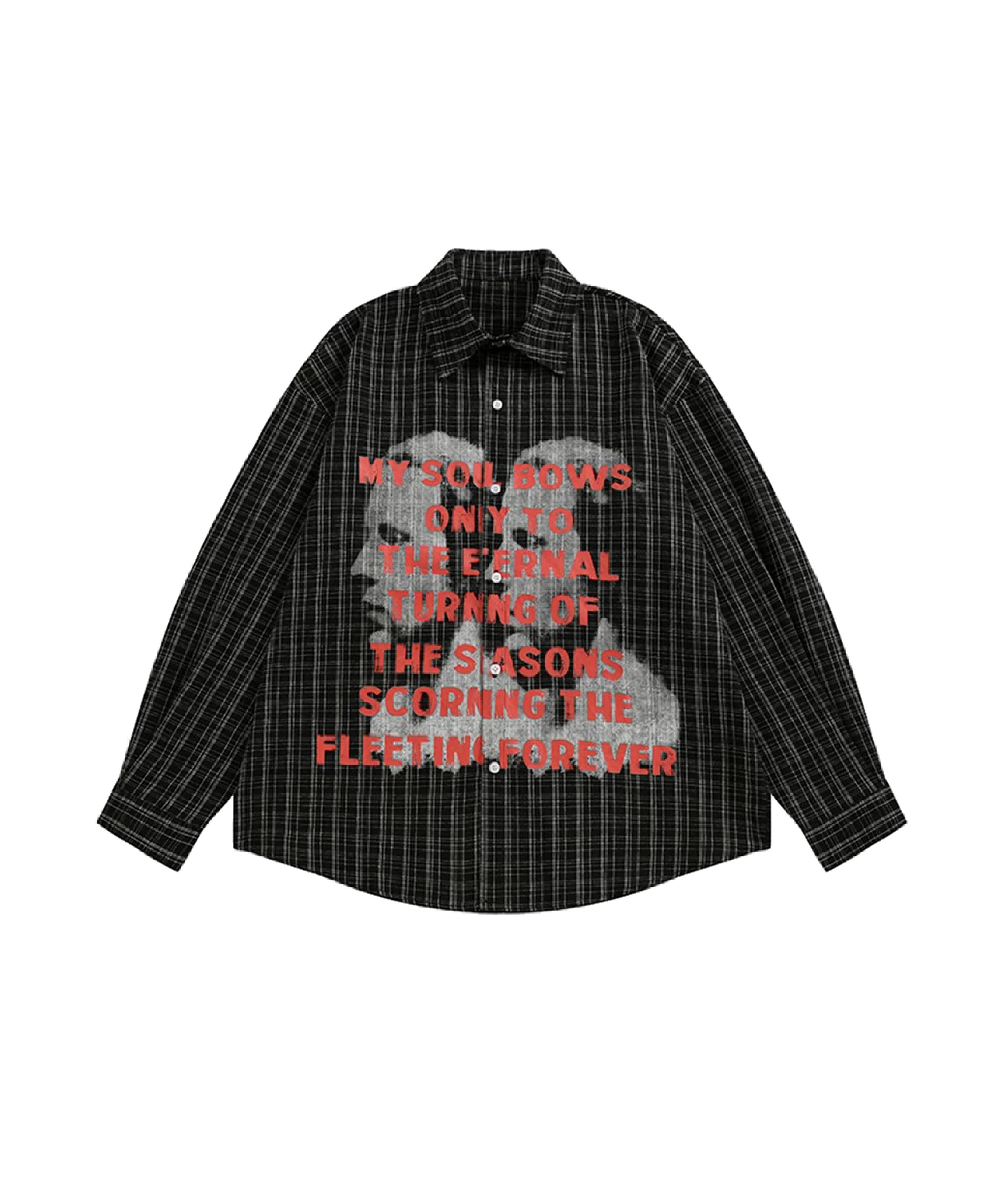 laid Letter Portrait Statement Shirt