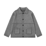 Lapel Piping Cardigan