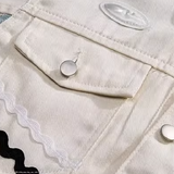 Wave Design Patchwork Jacket