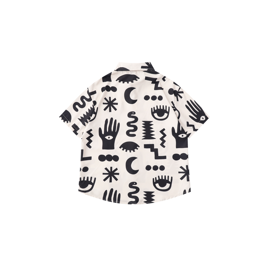 Abstract Pattern Short Sleeve Shirt