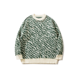 Abstract Slash Pattern Sweater