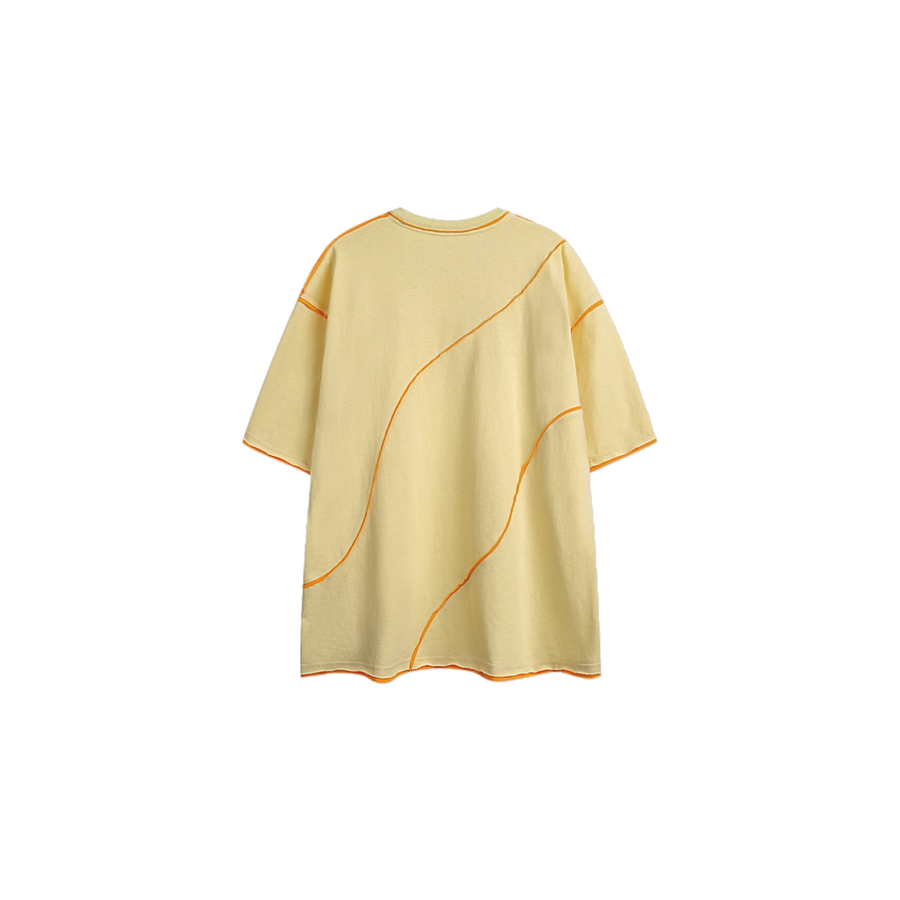 Two Tone Wave Piping T