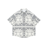 Symmetrical Ethnic Print Shirt