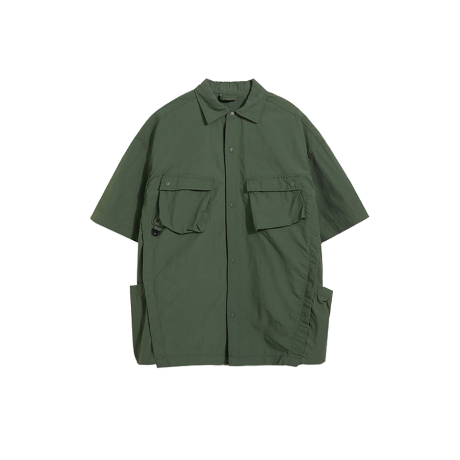 Outdoor Style Pocketed Shirt