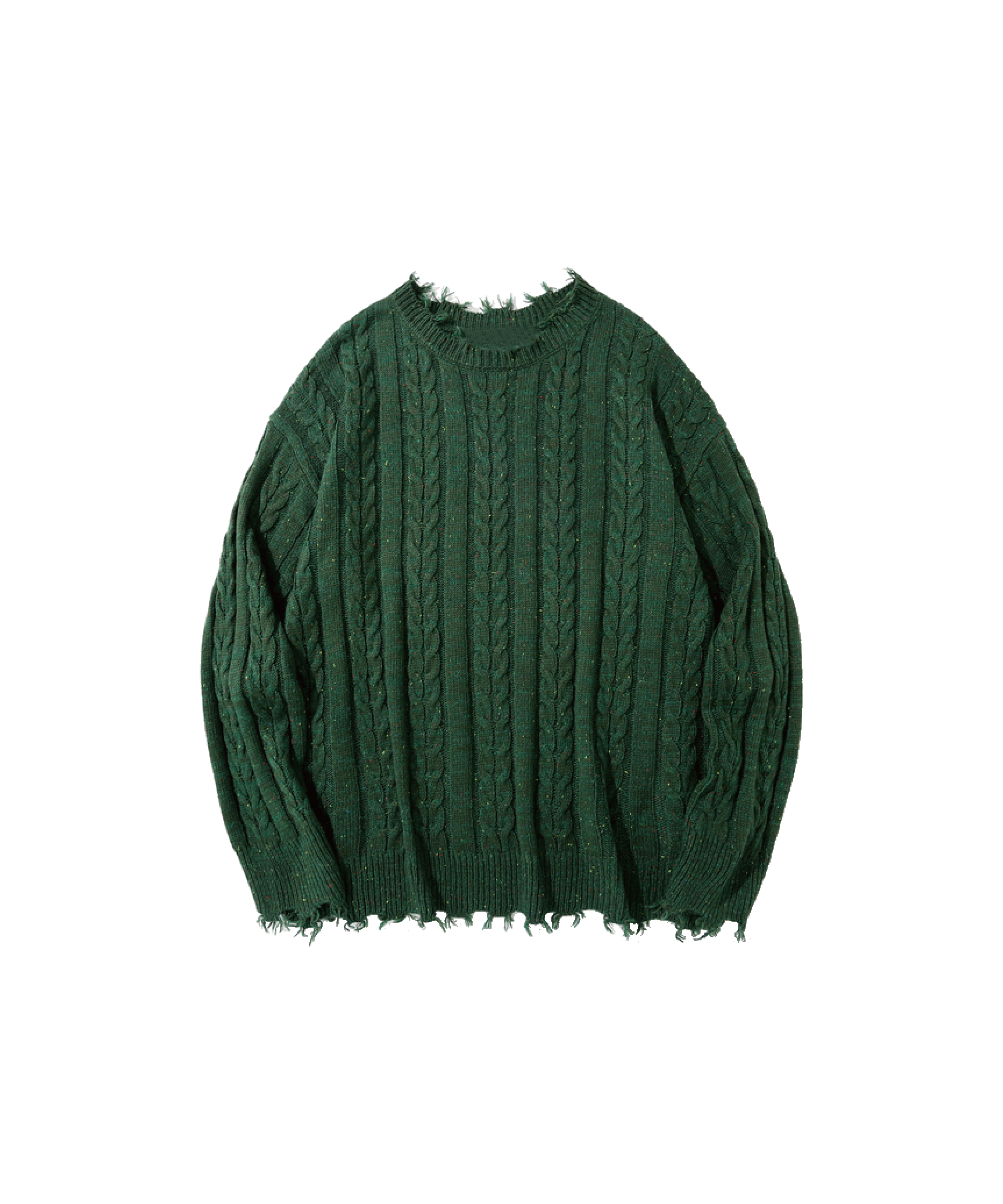 Round Neck Rib Sweater