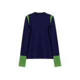 Contrast Panel Long Sleeve T