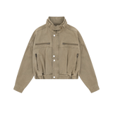 Stand Collar Cool Pocket Jacket