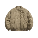 One Tone Duck Down Bomber Jacket