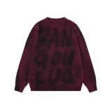 Spray Letter Sweater