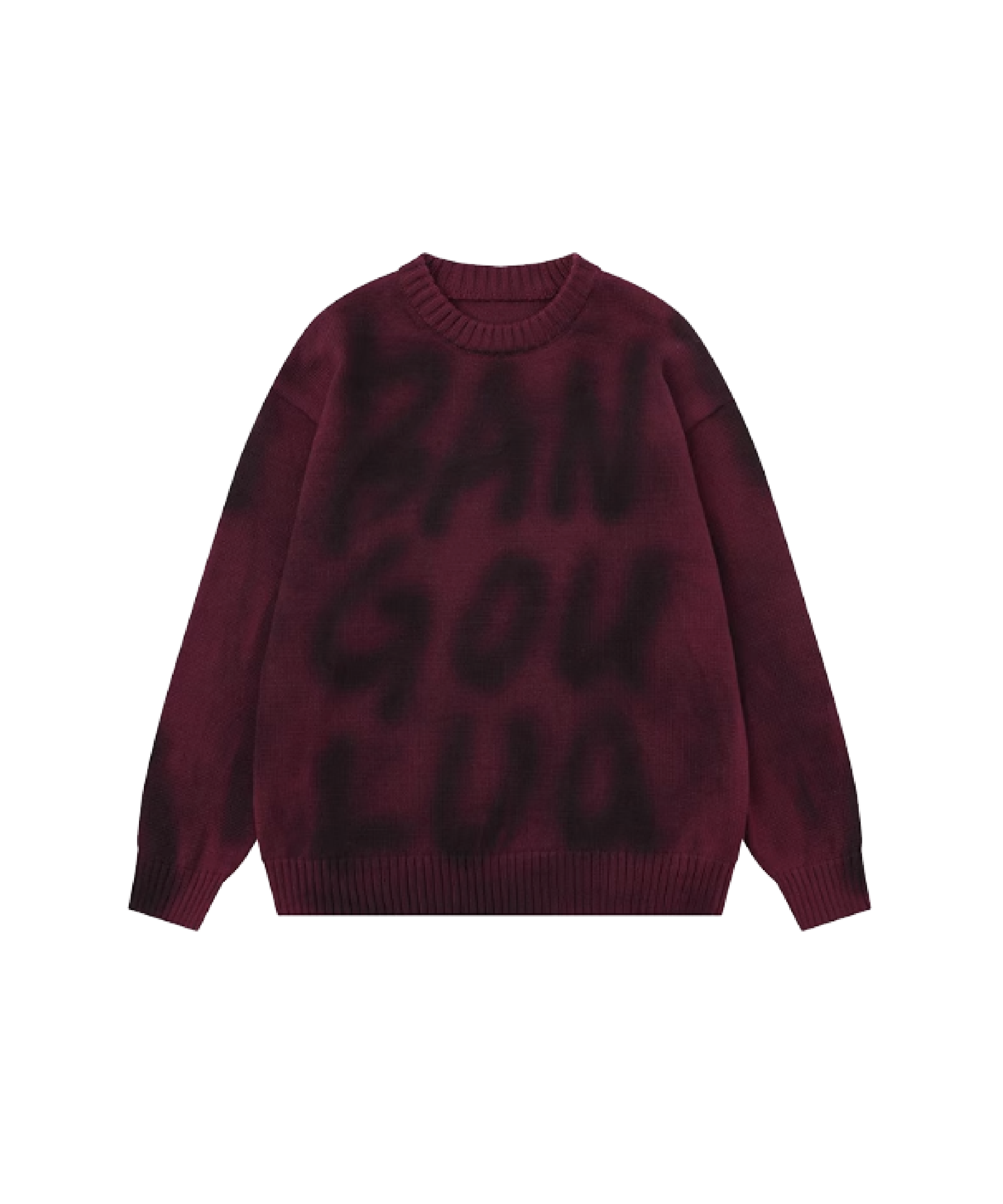 Spray Letter Sweater