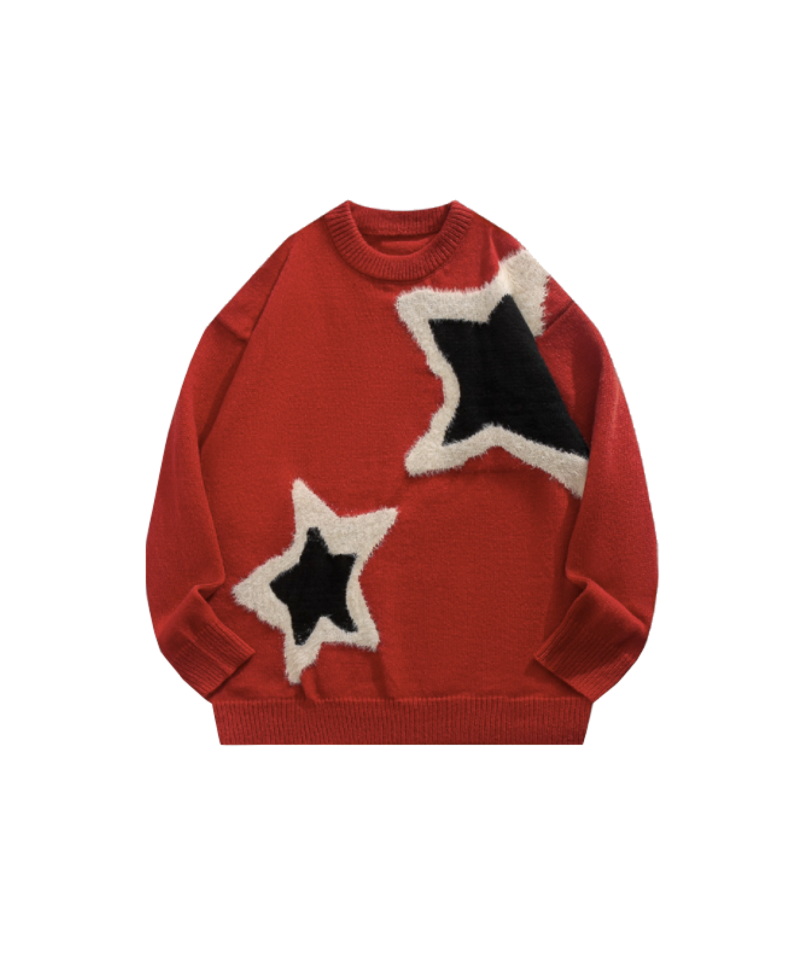 Star Jacquard Design Sweater