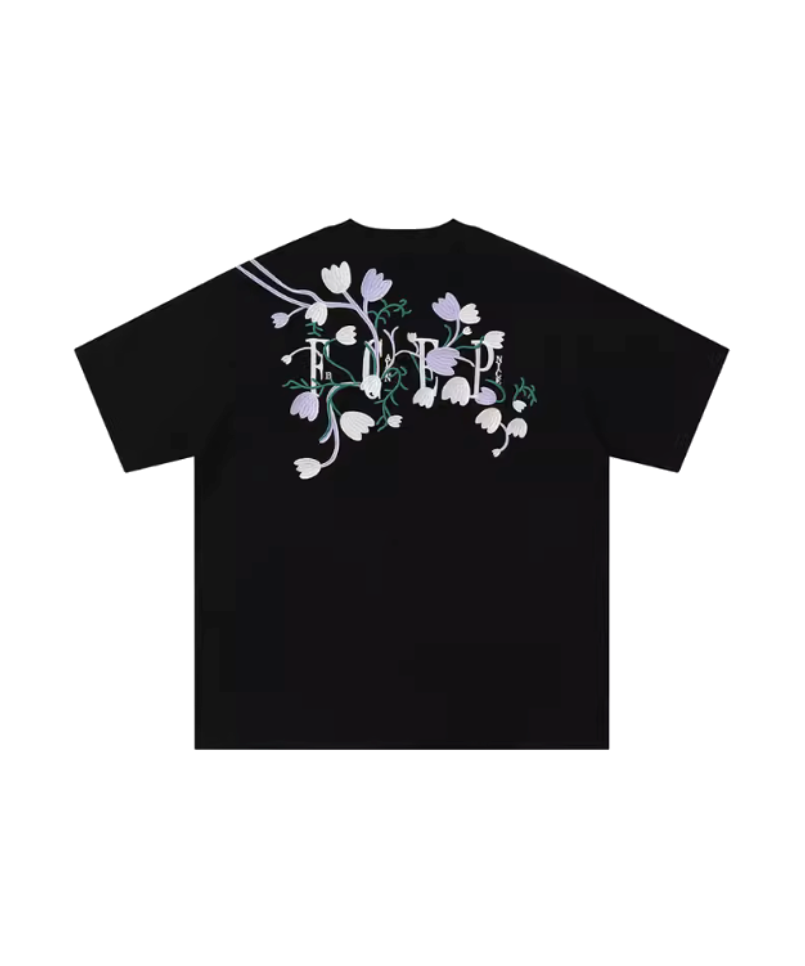 Flower Motif T-shirt
