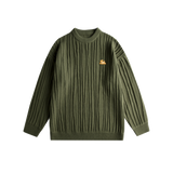 Vertical Fine Lines Jeresy Sweater
