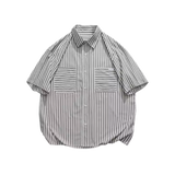 Stitching Stripe Shirt