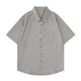 Casual Stripe Low Fatigue Shirt