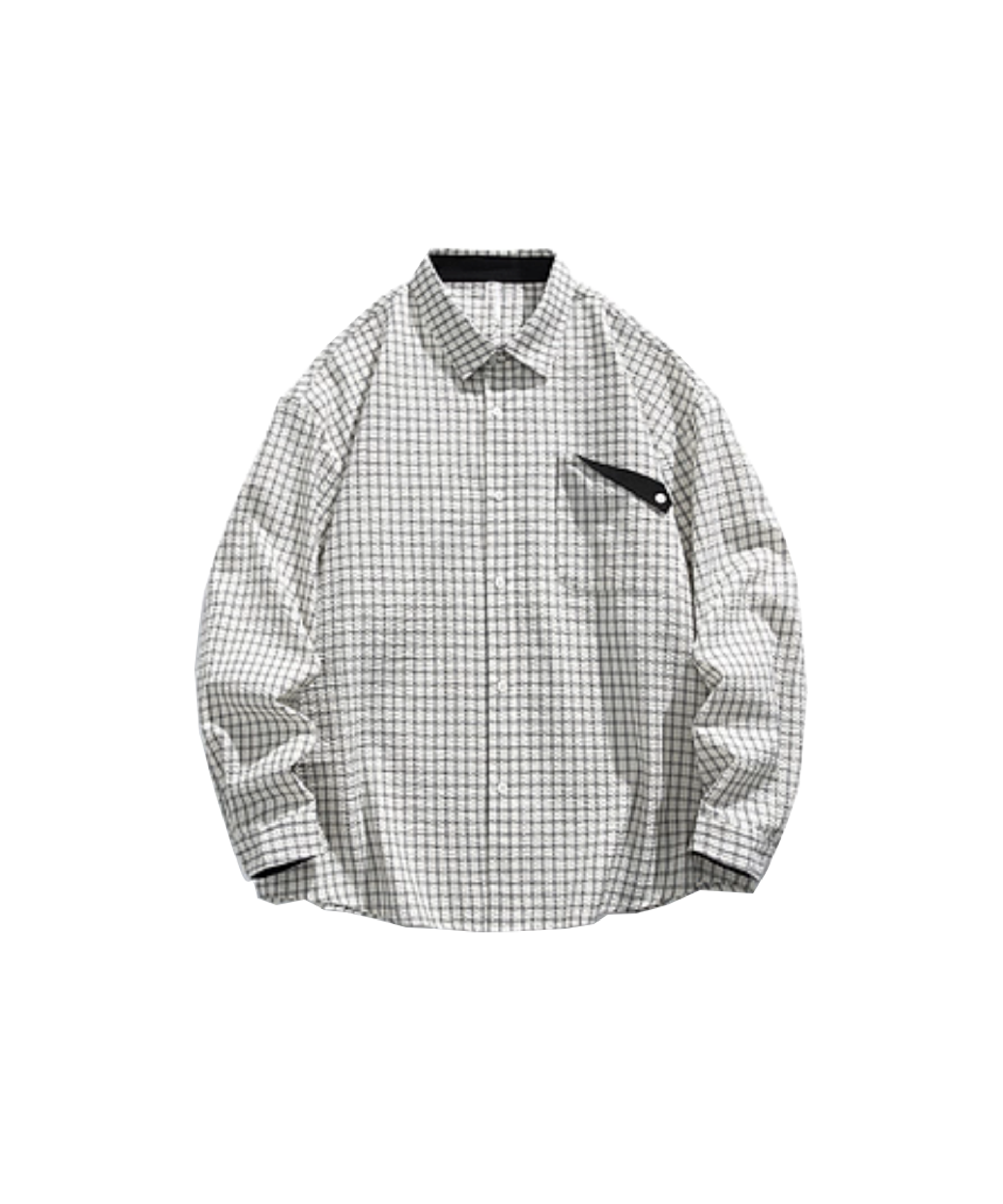 Pocket Design Checker Shirt