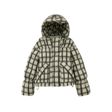 Classic Check Pattern Duck Down Coat